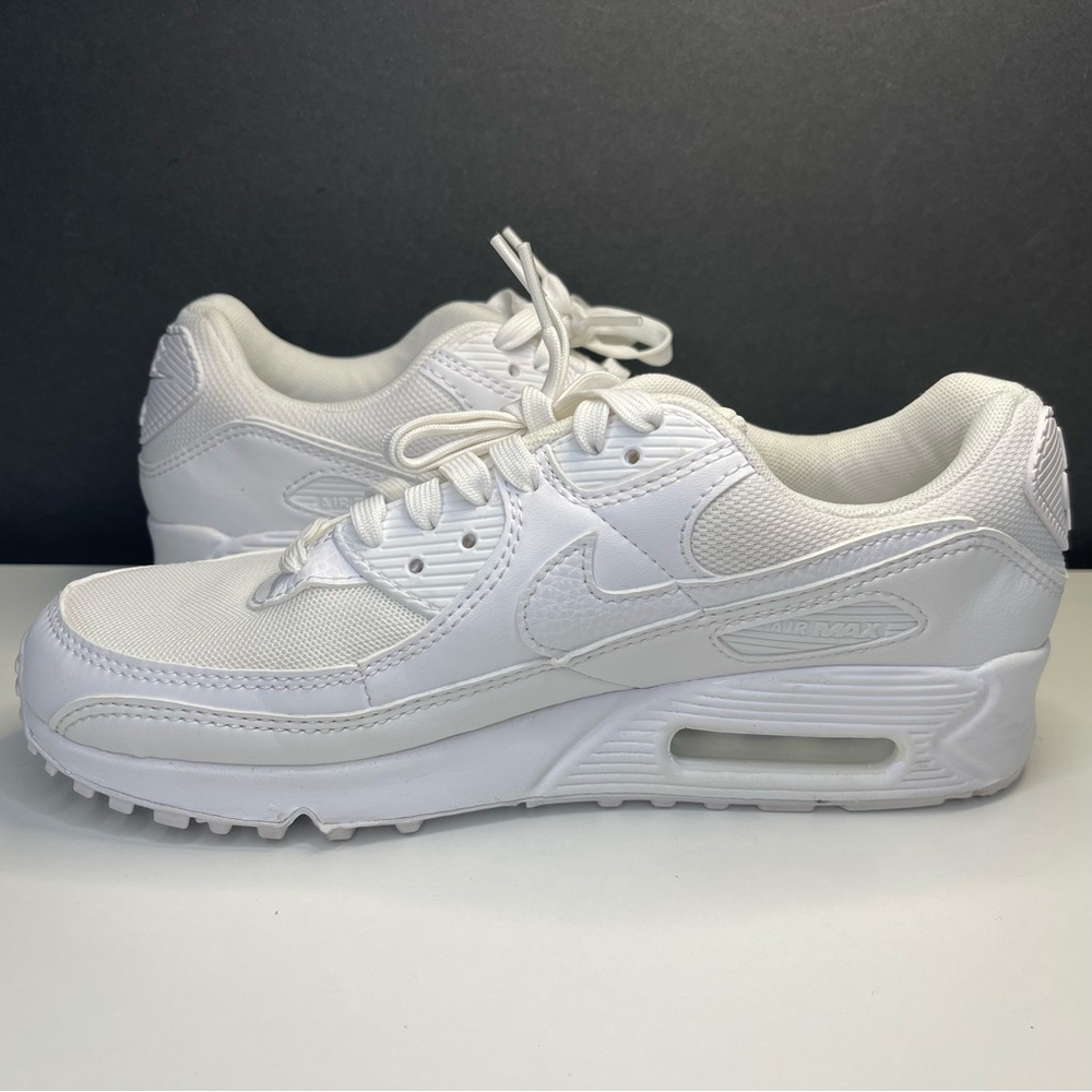 Nike Air Max 90 Shoes Casual White DH8010-100 Woman's Size 7.5 - Picture 4 of 9